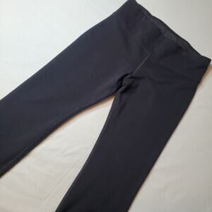 Athleta Womens Size XL Altitude Pant Polartec Fleece Lined Straight Black 486188